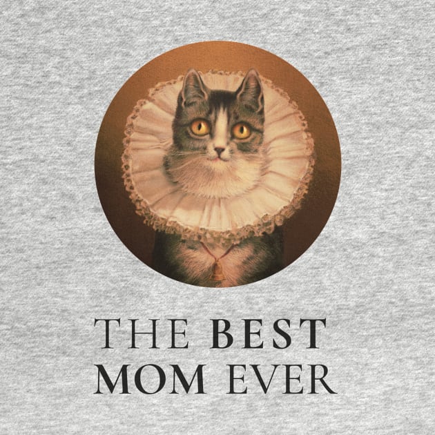 THE BEST KNITTING MOM IN THE WORLD, CAT. THE BEST KNITTING MOM EVER FINE ART VINTAGE STYLE OLD TIMES. by the619hub